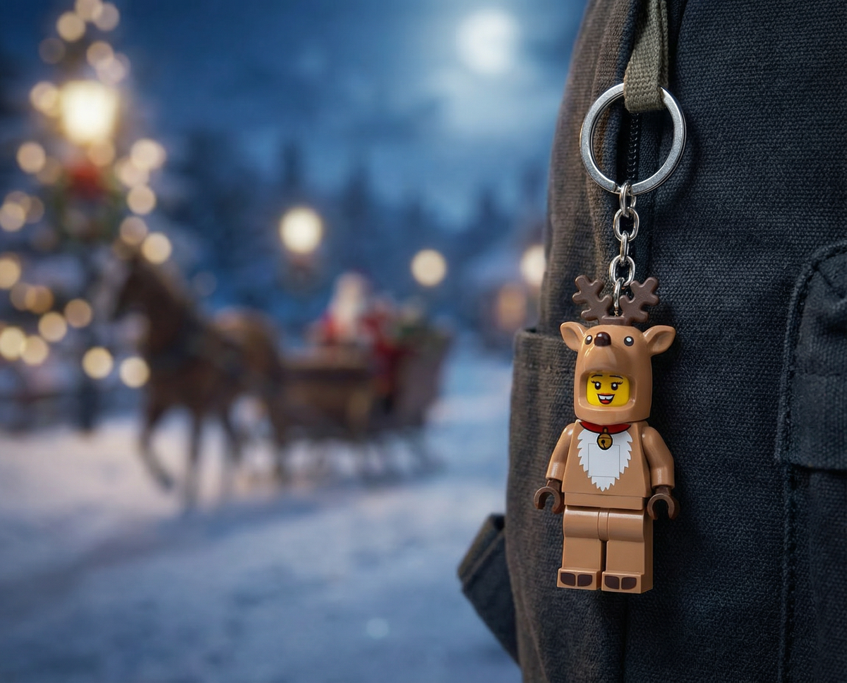 LEGO Christmas LED Keychain 16ct Merchandiser