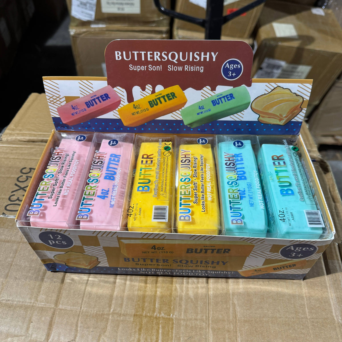 Crackling Crunchy Multicolor Butter Squishy 4oz | A083