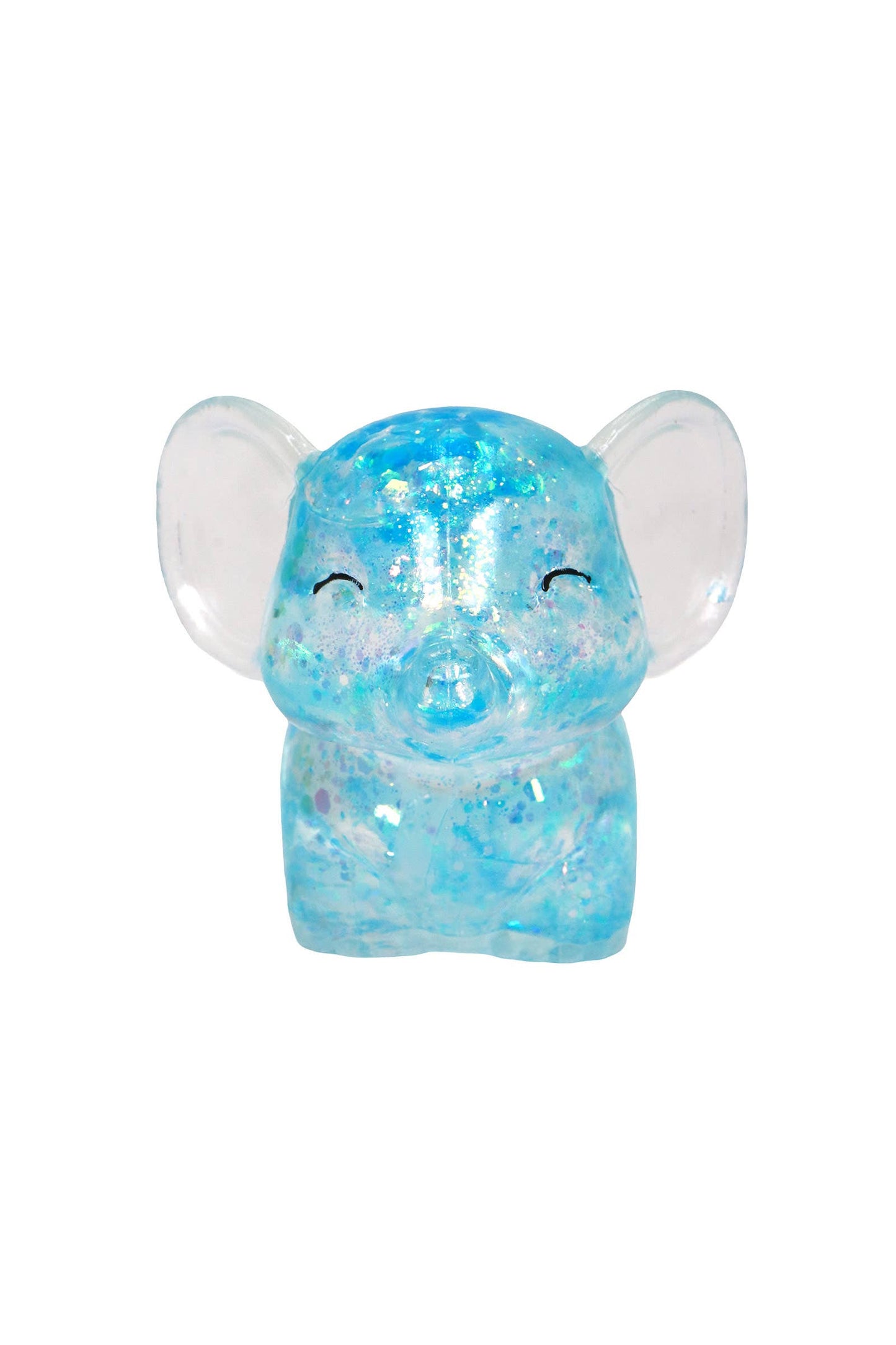 Baby Elephant Glittery Maltose Thick Putty Filled Squishy
