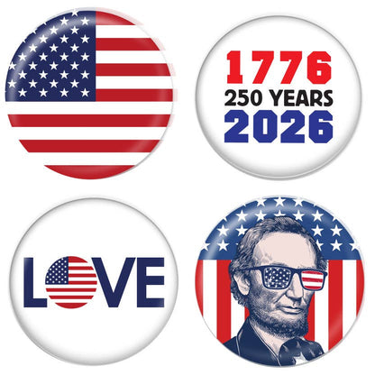 ChattySnaps USA Patriotic Collection - 12 Assorted