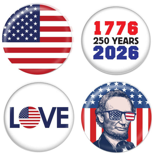 ChattySnaps USA Patriotic Collection - 12 Assorted