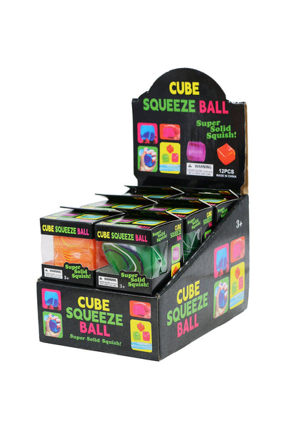 Marbled Cube Thick Maltose Putty Filled Squishy
