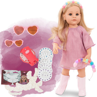 Gotz Hannah be My Mini Me 19.5" All Vinyl Doll