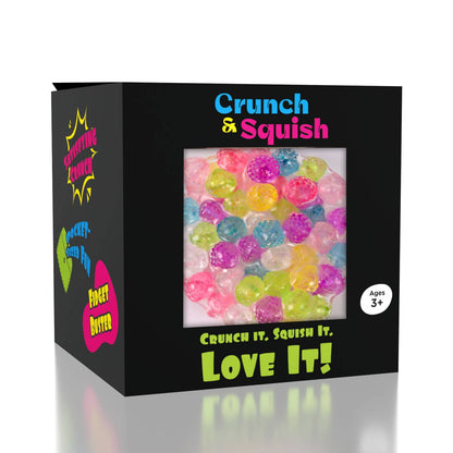 Crunch & Squish Candy Series Crunchy Squishy Stress Ball Fidget Toy (1pc) Color Ships Assorted