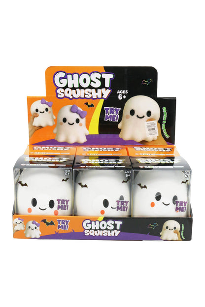 JUMBO 6 Inch Halloween Ghost Fluffy Slime Filled Squishy