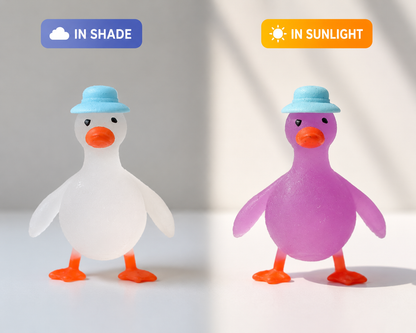Color Changing Duck Squishy Toy – 3” (ND15)
