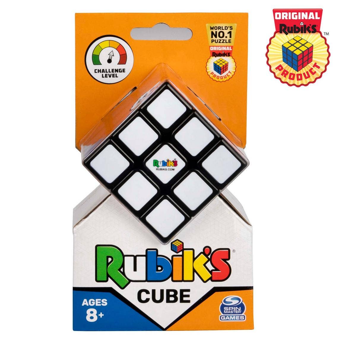 Rubik's 3x3 Cube - Addictive Brain Teaser Puzzle
