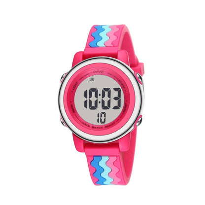 Girls Digital Sports Watch with many features - Pinky Ripple