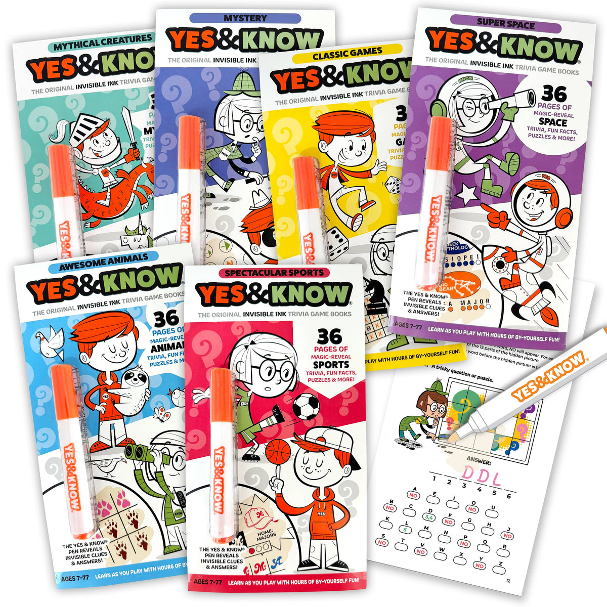Yes & Know® Travel Activity & Trivia Books 24-Pc PDQ
