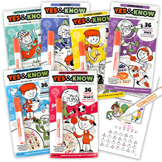 Yes & Know® Travel Activity & Trivia Books 24-Pc PDQ