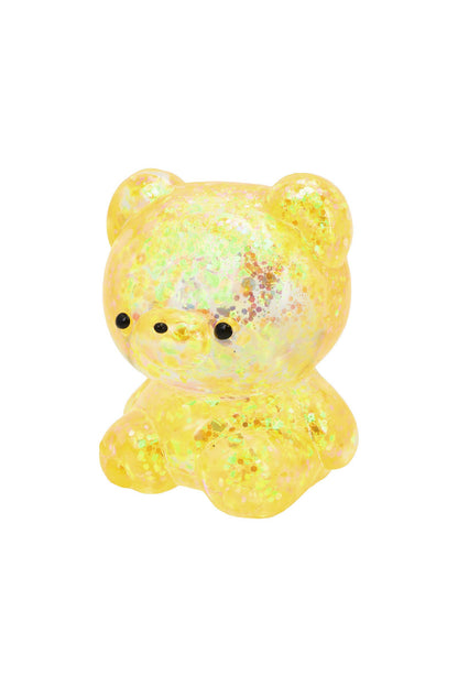 Cute Jelly Bear Glittery Maltose Putty Filled Squishy