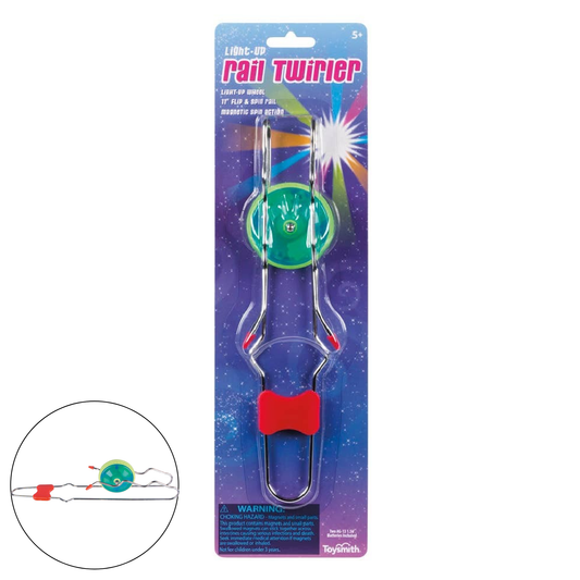 Toysmith Light-Up Rail Twirler (Colors May Vary)