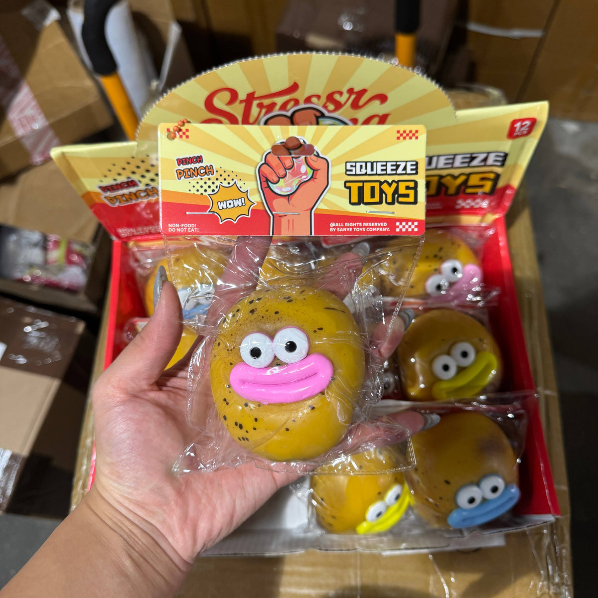 Crazy Faces Potato Squishy 12/pk | BR007