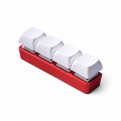 4 Key Silent Keyboard Fidget Keychain
