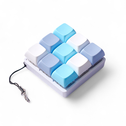 9 Key Mechanical Keyboard Fidget Keychain