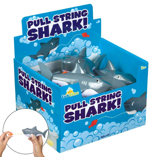 Tub Time - Pull-String Shark, Swimming Bath Toy, Pool Toy