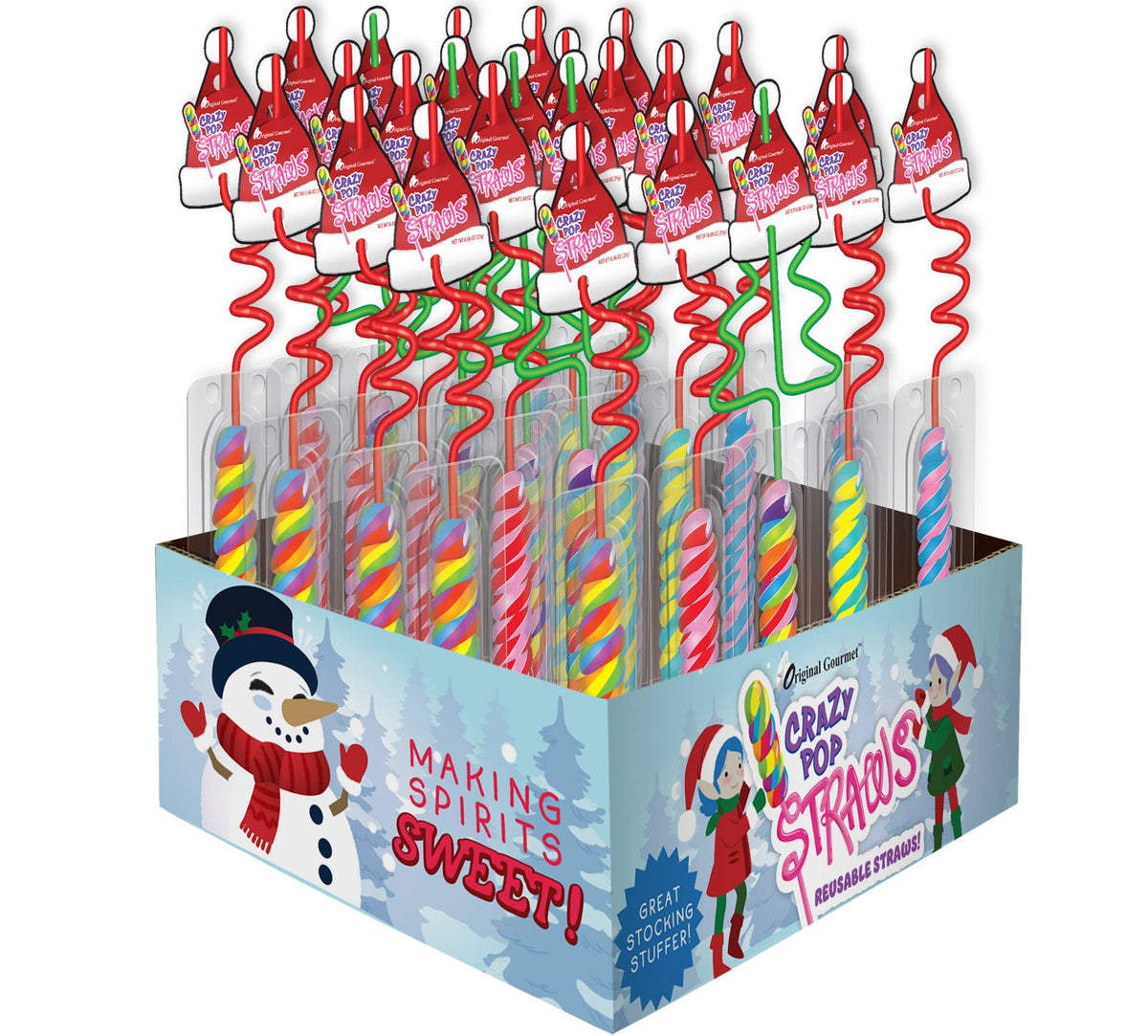 HOLIDAY CRAZY STRAWS