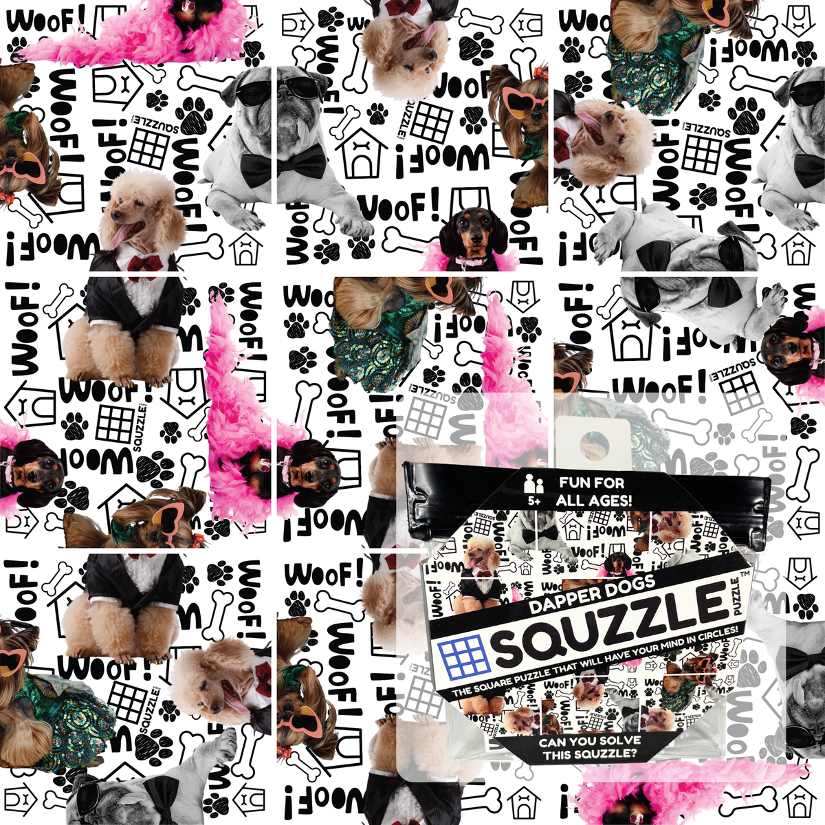 Dapper Dogs Squzzle Puzzle