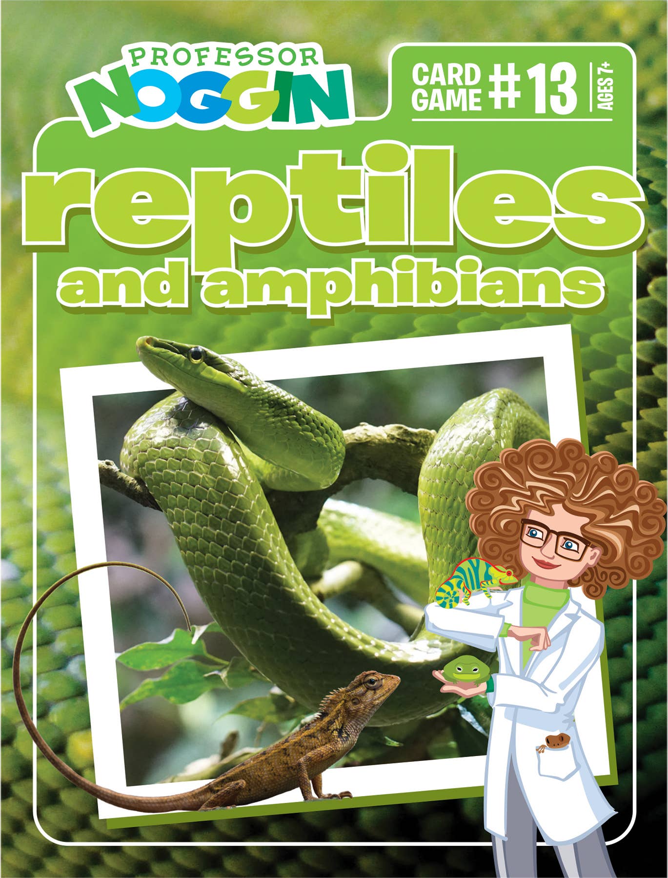 Prof. Noggin Reptiles and Amphibians Card Game