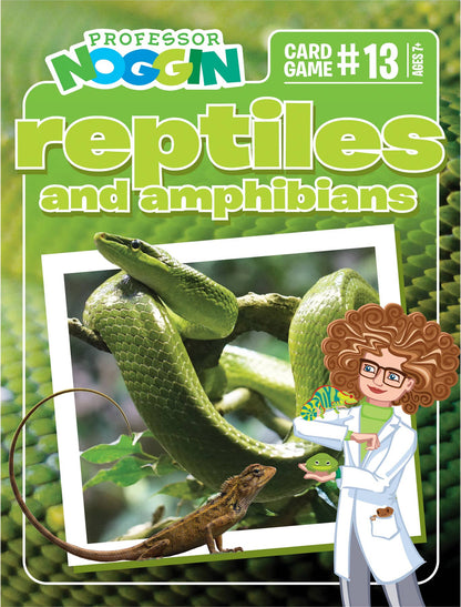 Prof. Noggin Reptiles and Amphibians Card Game