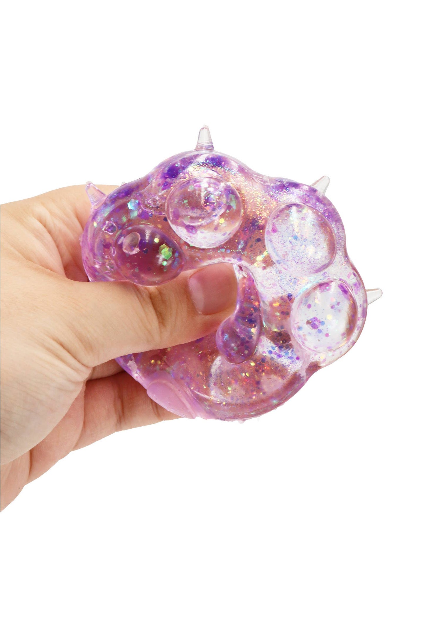 Animal Paw Glitter Thick Maltose Putty Slime Filled Squishy