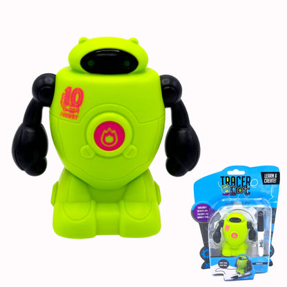 Tracerbot - Green. Inductive Robots Follow The Line You Draw