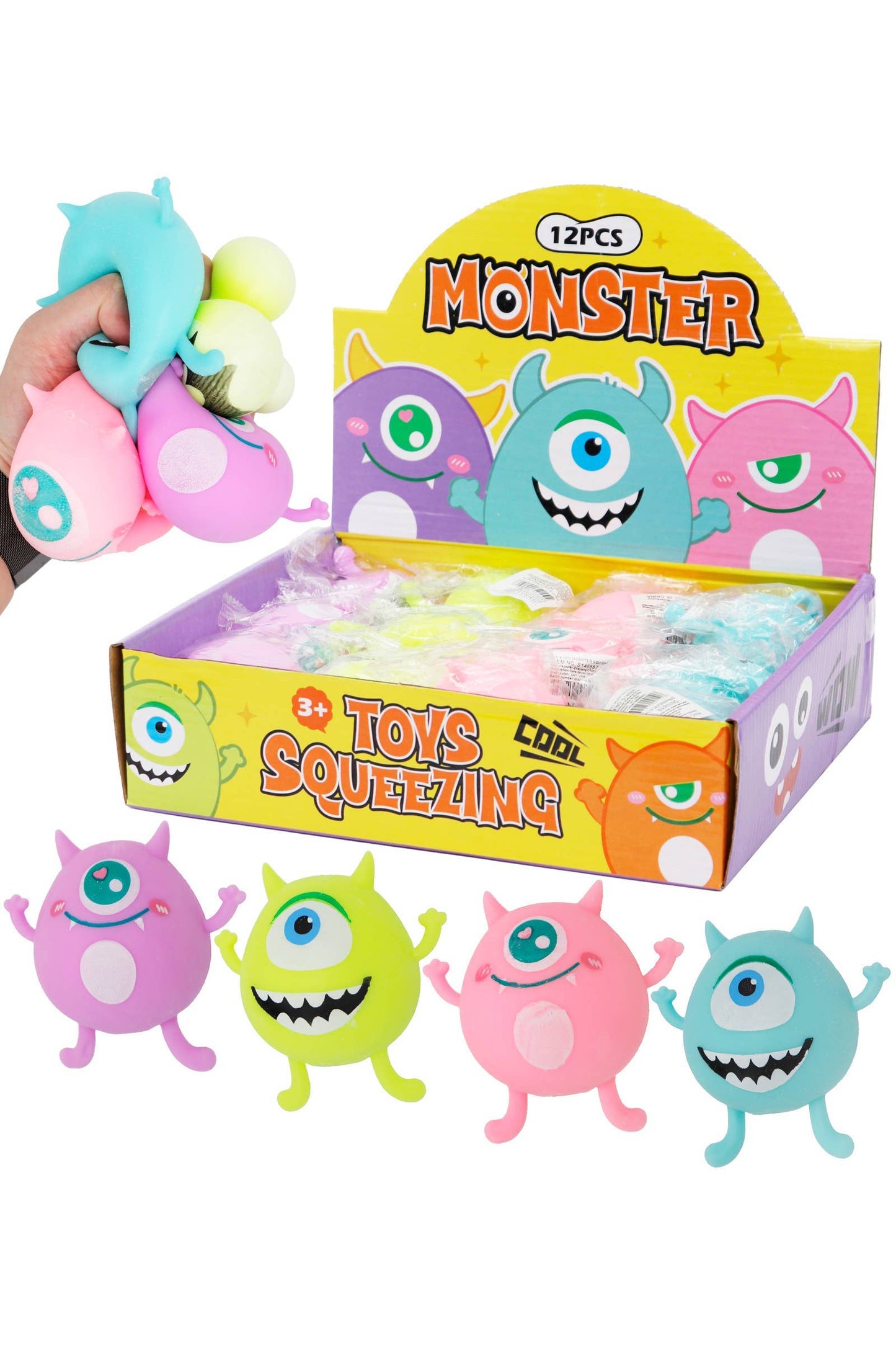 Alien Monster Fluffy Slime Filled Squishy