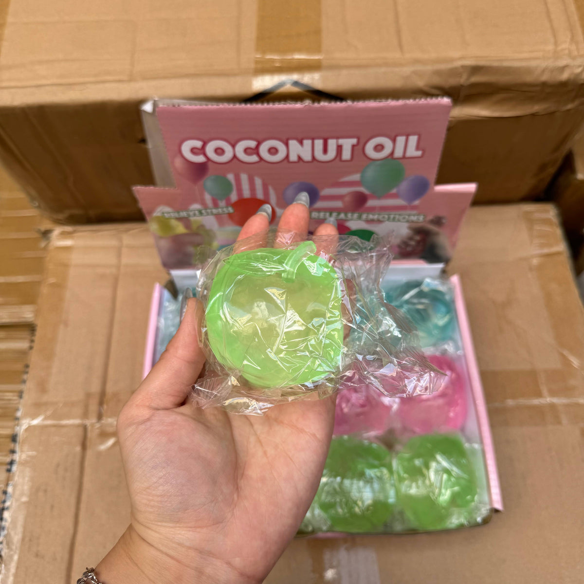 Coconut Oil Vaseline Colorful Apple Toy | A211