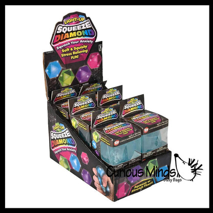1 Light Up Sugar Diamond Shaped Ball - Thick Glue/Gel Syrup