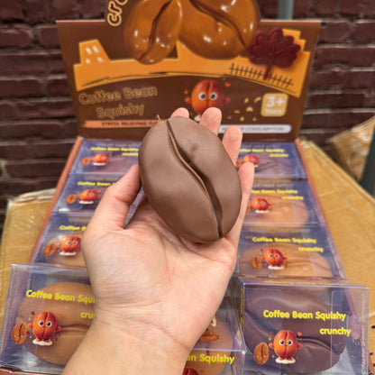 Crackling Crunchy Coffee Bean Squishy 12/pk | A275