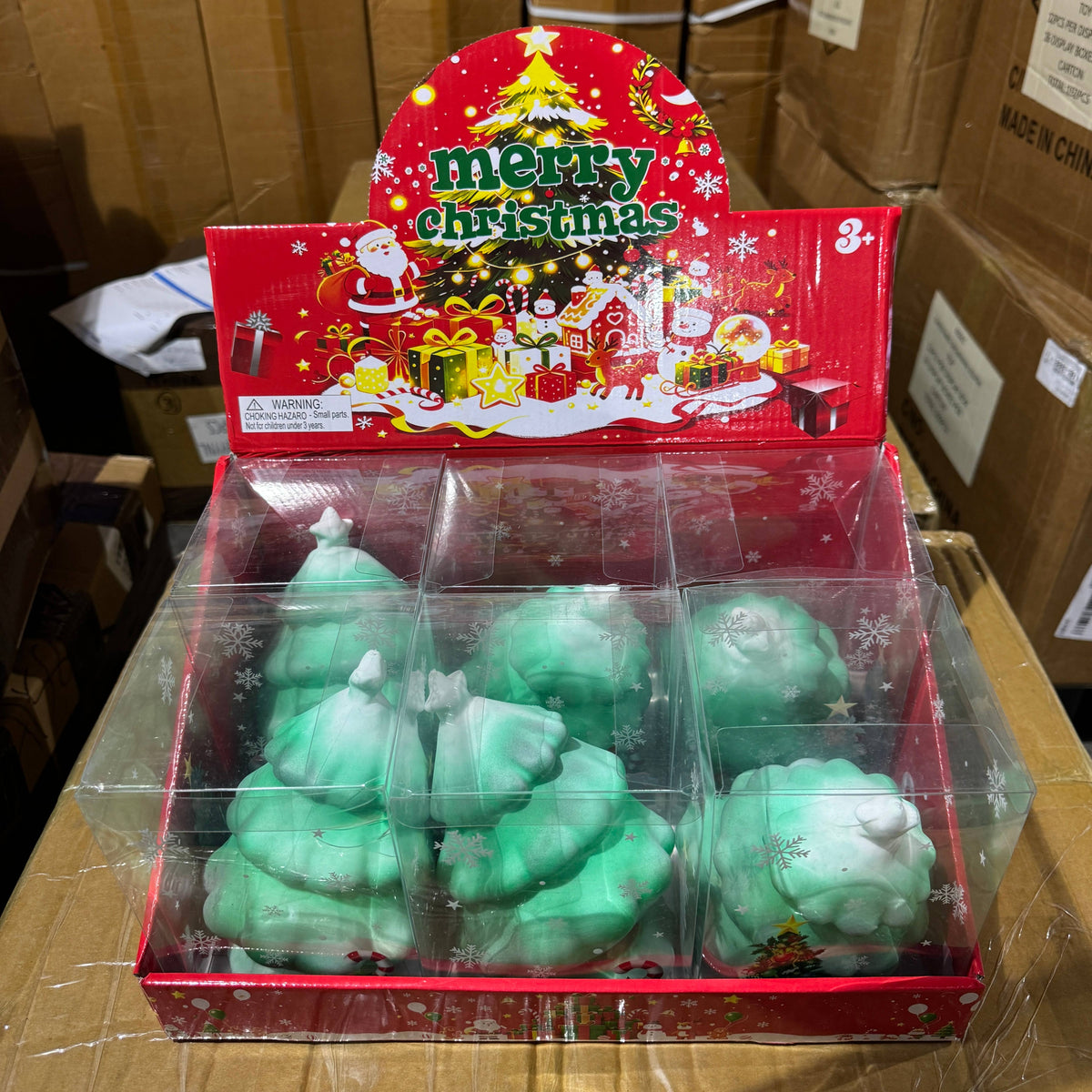 JUMBO WRAPPED Light Up Christmas Tree Squishy | A230