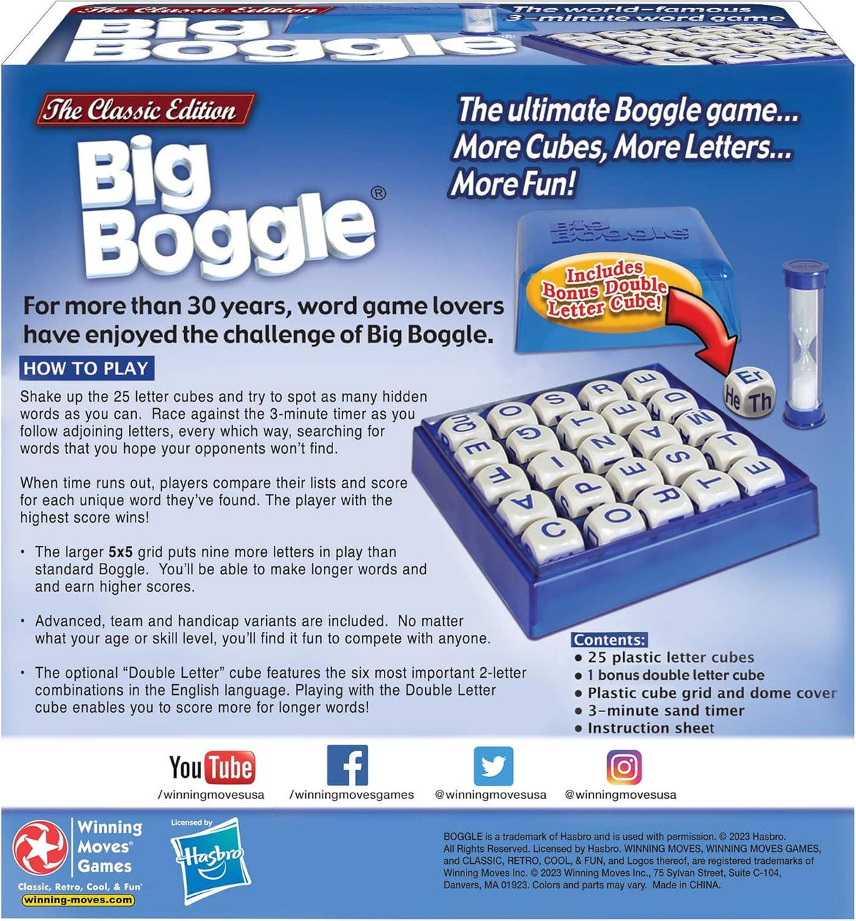 Big Boggle Classic Word Game