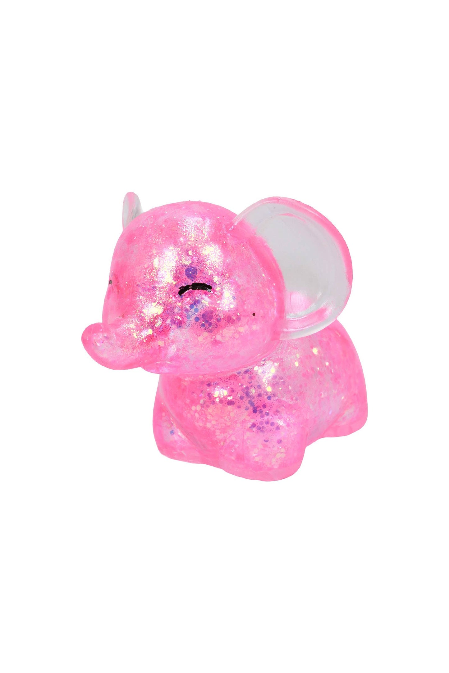 Baby Elephant Glittery Maltose Thick Putty Filled Squishy
