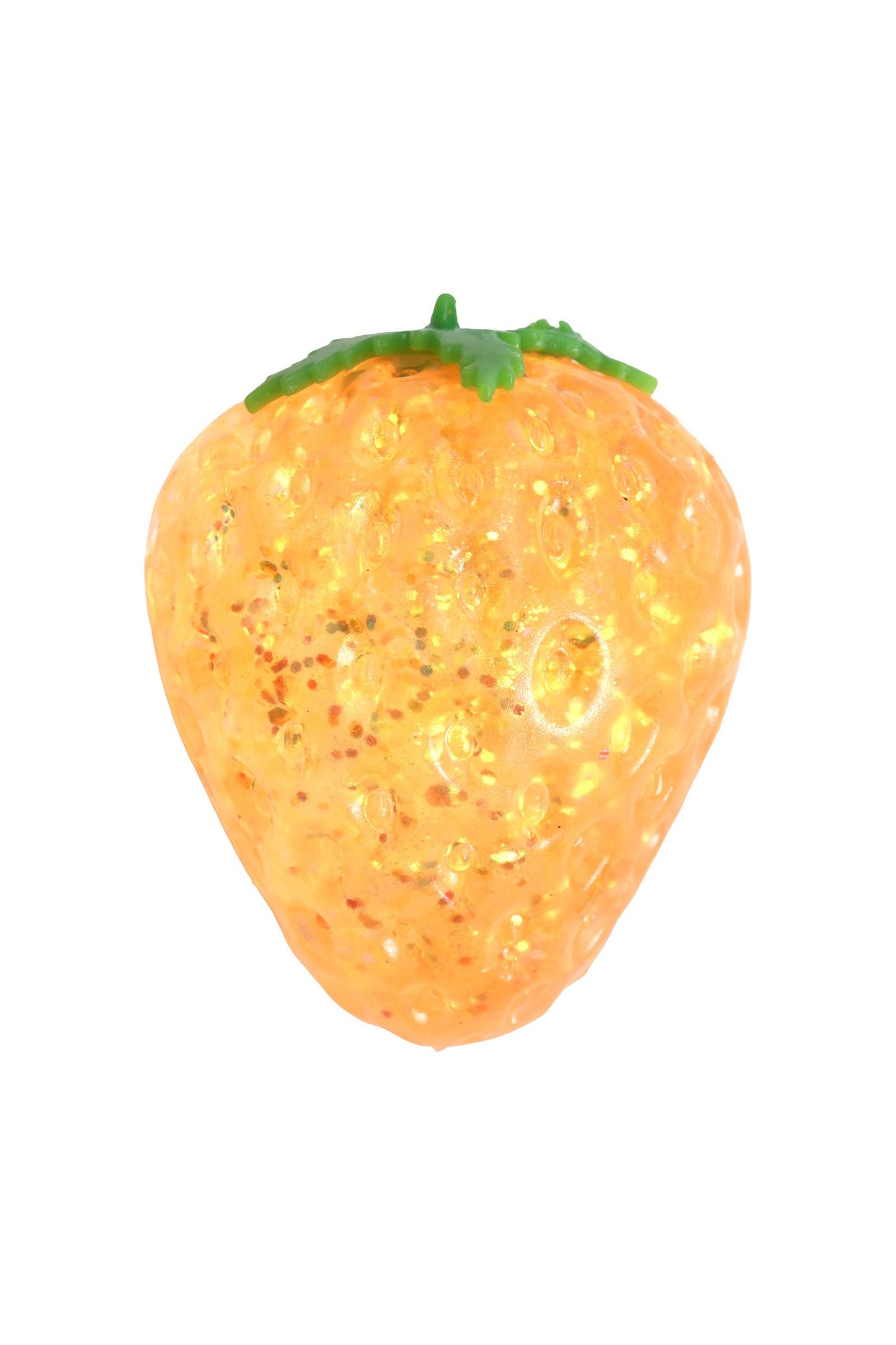 Strawberry Glittery Maltose Putty Filled Squishy