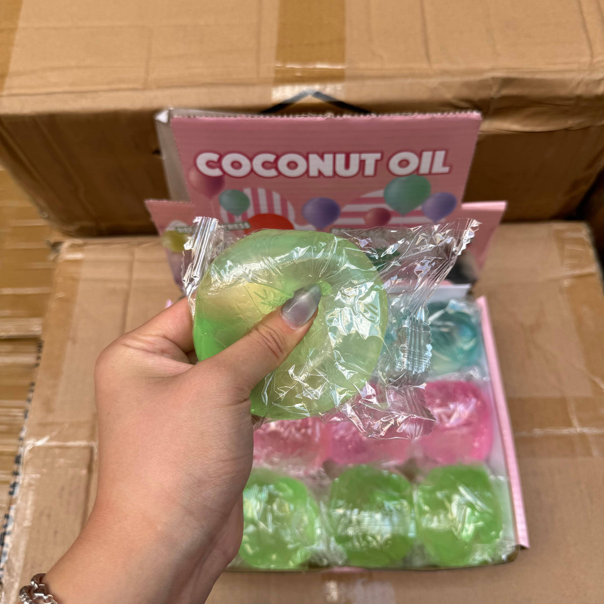 Coconut Oil Vaseline Colorful Apple Toy | A211