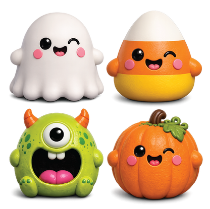 Fun Doh JUMBO Halloween Monsters Squishy Toy - 6/Display