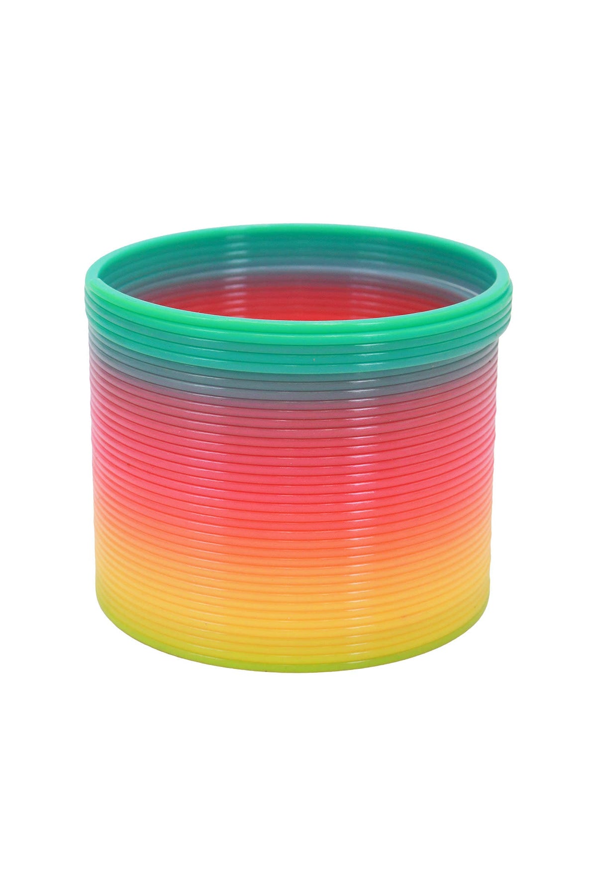 Pastel Rainbow Ombre Coil Slinky Toy - 12 Pcs
