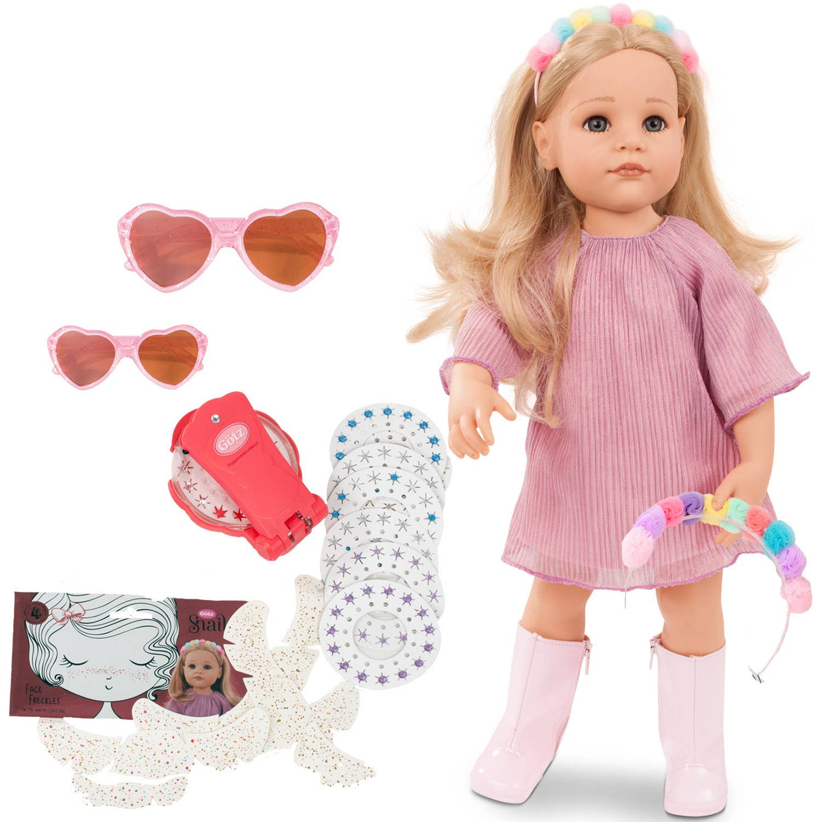 Gotz Hannah be My Mini Me 19.5" All Vinyl Doll
