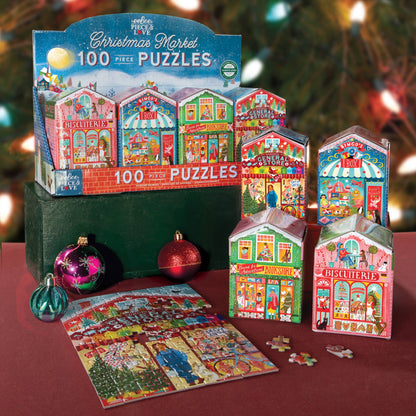 Christmas Market 100 Piece Puzzle Assortment