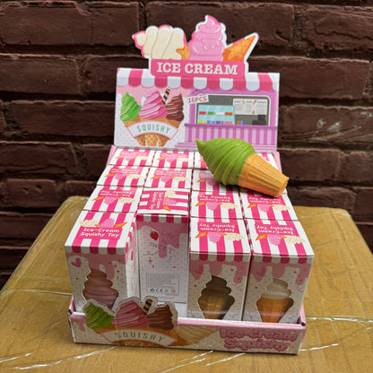 Scented Crackling Crunchy Ice Cream Cone 16/pk | A013