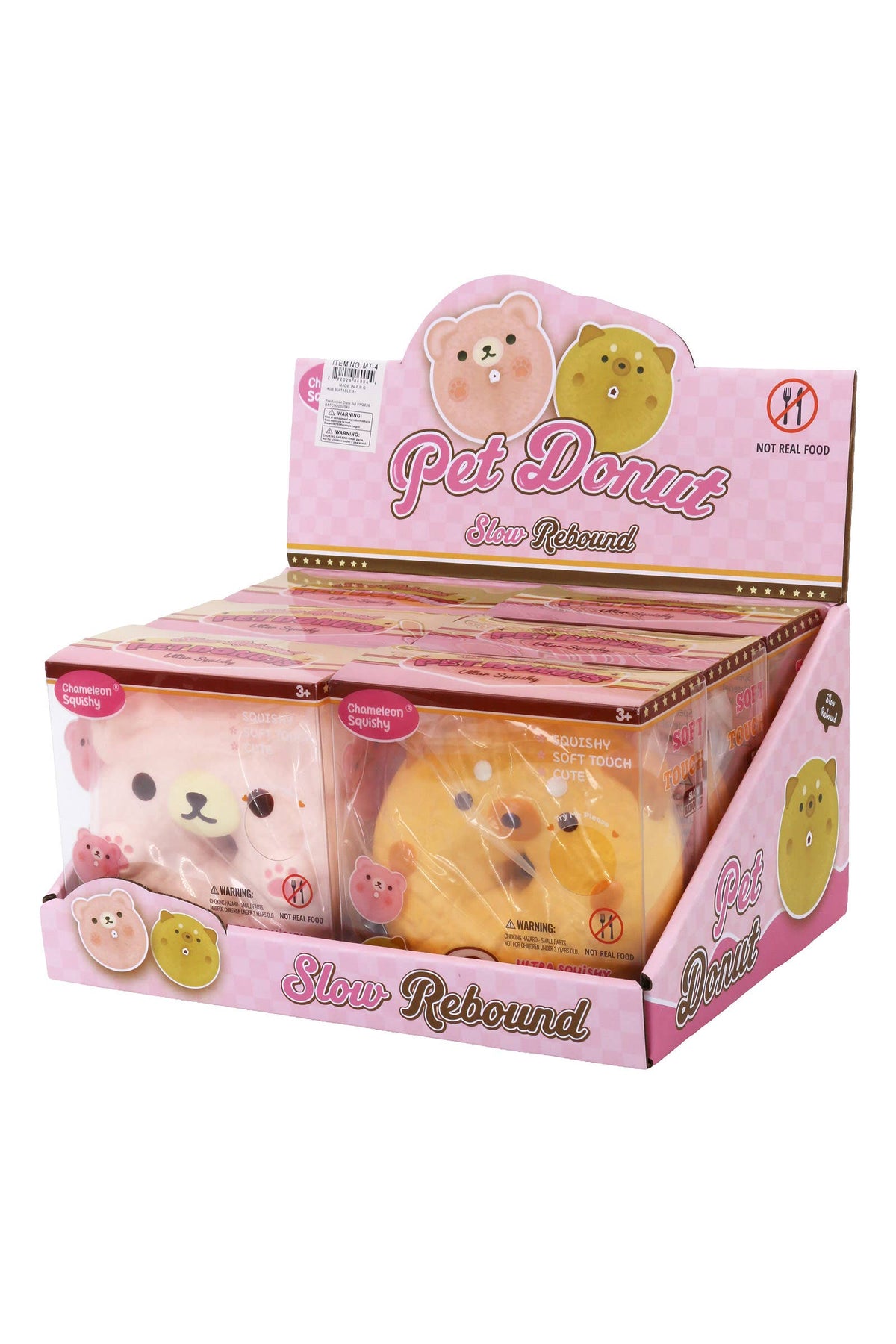 BIG Cute Animal Donut Super Soft Slow Rising PU Foam Squishy