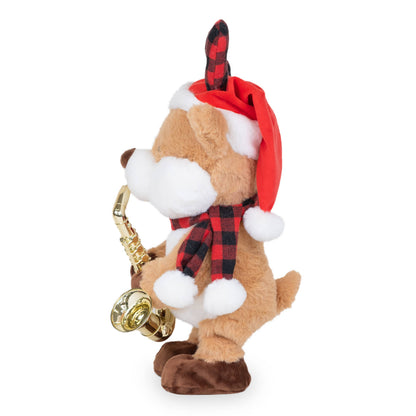 Jazzy Antlers (Animated Saxophone Musical Reindeer Plush Toy