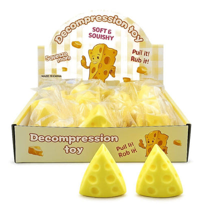 Cheese Decompression Toy – Soft & Squishy Sensory Cheese MSS4