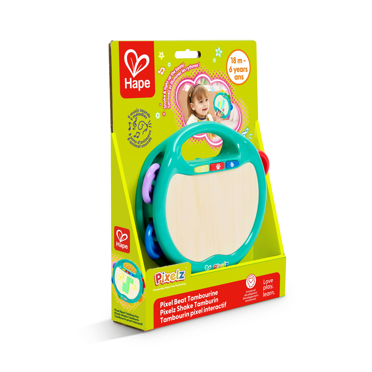 Pixelz Shake & Beat Tambourine