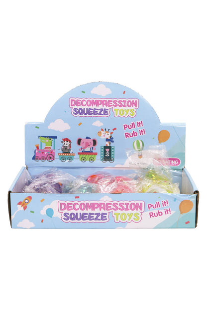 Cute Rubber Ducks Glitter Maltose Putty Filled Squishy