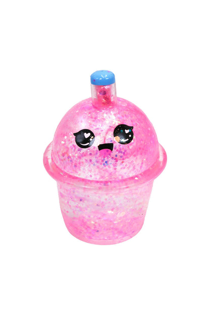 Cute Boba Glittery Maltose Thick Putty Filled Squishy