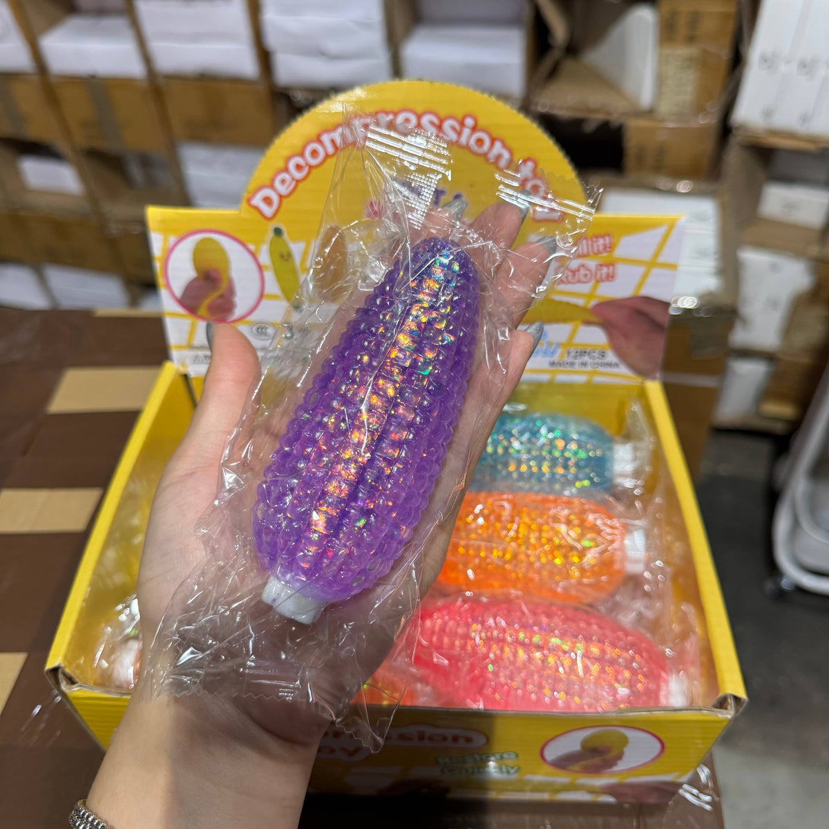 Sugar Squeeze Colorful Glitter Corn | A136