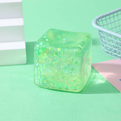 5cm Maltose glitter Cube squishy Toy Stress Relief ball Toy