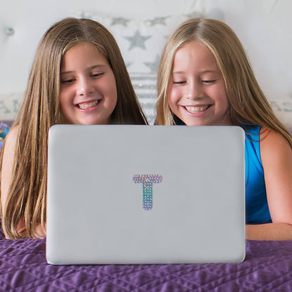 Letter T 2" Rhinestone Sticker