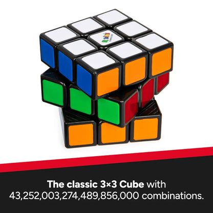 Rubik's 3x3 Cube - Addictive Brain Teaser Puzzle